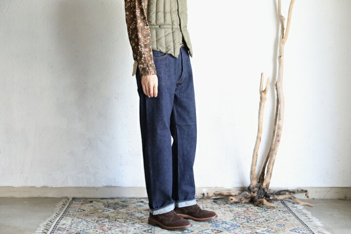 楽天市場】【orslow】 105XX THE 1950S SELVEDGE DENIM PANTS One Wash