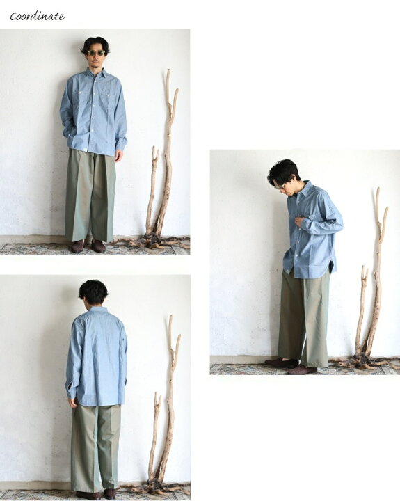 楽天市場】【orslow】 RELAX FIT STRIPE CHAMBRAY WORK SHIRT 4.7oz 