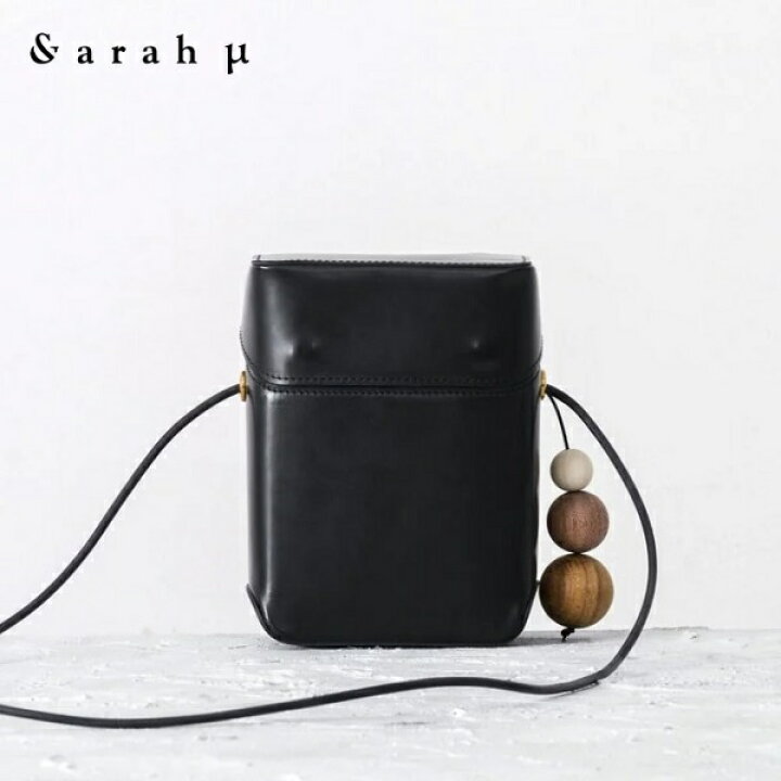 楽天市場】Sarah μ(サラミュー)【送料無料】Leather Sacoche black 