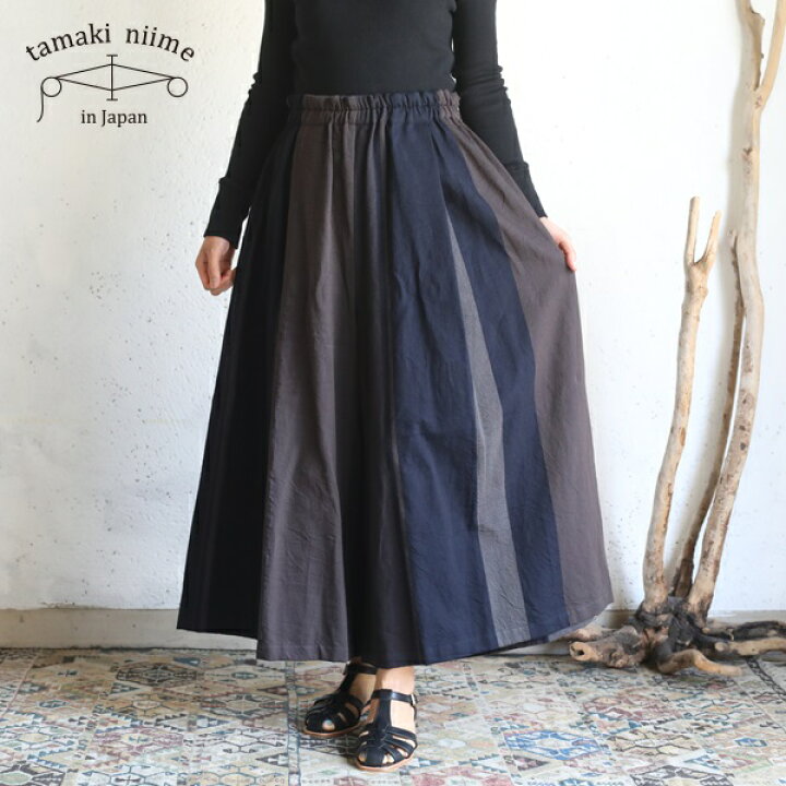 楽天市場】tamaki niime(タマキ ニイメ) 玉木新雌 only one wide pants  