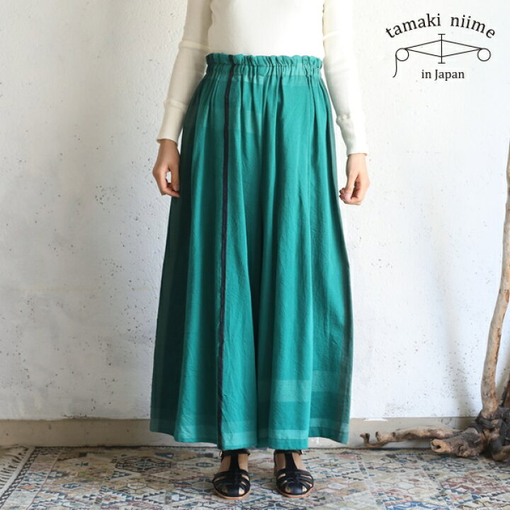 楽天市場】tamaki niime(タマキ ニイメ) 玉木新雌 only one wide pants 