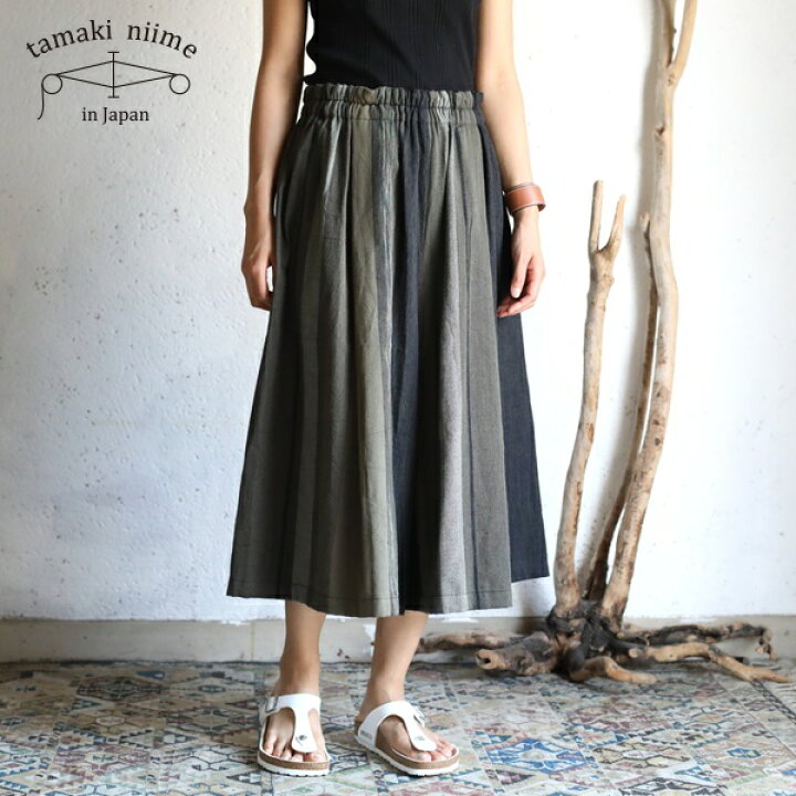 楽天市場】tamaki niime(タマキ ニイメ) 玉木新雌 only one wide pants  