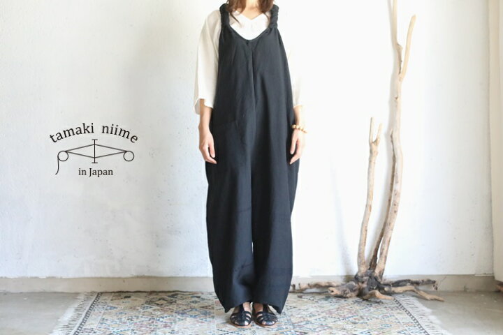 楽天市場】tamaki niime(タマキ ニイメ) 玉木新雌 OBA black cotton 