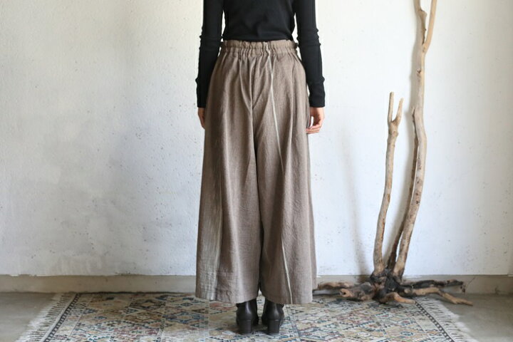 楽天市場】tamaki niime(タマキ ニイメ) 玉木新雌 only one wide pants 