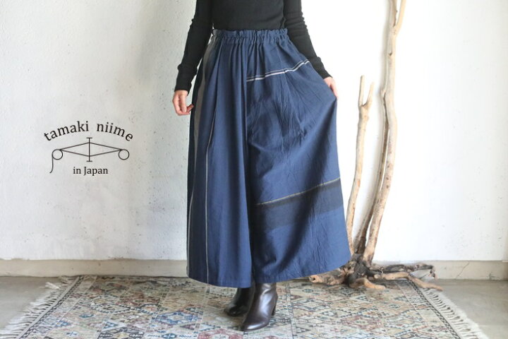 楽天市場】tamaki niime(タマキ ニイメ) 玉木新雌 only one wide pants 