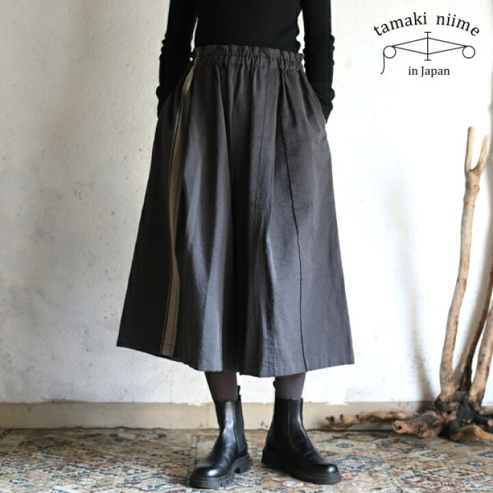 楽天市場】tamaki niime(タマキ ニイメ) 玉木新雌 only one wide pants 