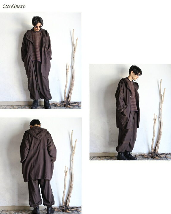 楽天市場】tamaki niime(タマキ ニイメ) 玉木新雌 hood hao brown 