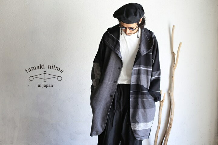楽天市場】tamaki niime(タマキ ニイメ) 玉木新雌 only one hood hao 