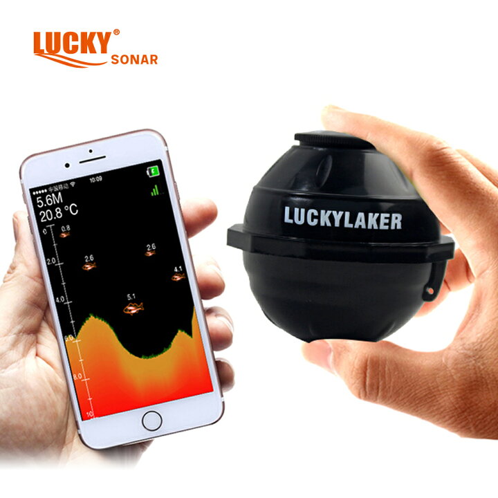 楽天市場】ワイヤレススマート魚群探知機(Wi-Fi) レイカー(LAKER 