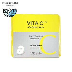 _~V^r^V[vX fC[g[jOV[g}XN 350ml 30//tFCXpbN/XLPA/jLrPA/et/؍RX/r^C/missha/vitaCplus Daily Toning Sheet Mask