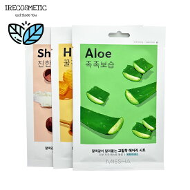 ＼ミシャ／ エアリー密着マスクシート【5枚/10枚】/ スキンケア / 基礎ケア / フェイスマスク / エッセンス / 美容液 / 保湿 /鎮静 /フェイスパック / 韓国コスメ / MISSHA / Airy fit sheet mask