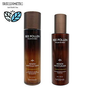 _~V^r[|[j[AvXL 150ml / CX`CU[ 130ml / ϐ / t / et / Av /  / GbZX / ێ / ؍RX / missha / BEE POLLEN RENEW Skin / Moistur