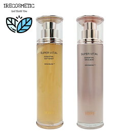 ＼アイオペ／スーパーバイタルエッセンシャル【ソフナー / エマルジョン】 各150ml / 化粧水 / 乳液 / 韓国コスメ / 保湿 / エイジングケア / スキンケア / 敏感肌 / IOPE / SuperVitalEssential