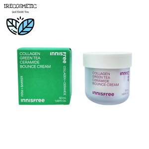 �_�C�j�X�t���[�^�R���[�Q���O���[���e�B�[�Z���~�h�o�E���X�N���[�� 50ml�y�{�i/���t�B������I���z/�؍��R�X��/�X�L���P�A/��b���ϕi/�n��/�e��/�ێ�/innisfree/COLLAGEN GREEN TEA CERAMIDE BOUNCE CRE