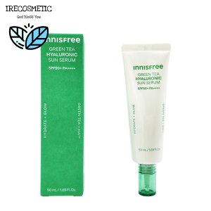 �_�C�j�X�t���[�^�O���[���e�B�[ �q�A�������_ ���Ð����T���Z���� SPF50+ PA++++ 50ml/�؍��R�X��/�X�L���P�A/���Ă��~��/���O���΍�/UV�P�A/innisfree/GREEN TEA HYALURONIC SUN SERUM