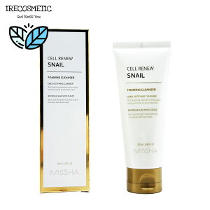 _~V^Zj[XlC tH[~ONU[ 100ml/؍RX/XLPA//J^c/MISSHA/CELL RENEW SNAIL FOAMING CLEANSER