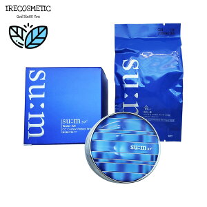 \su:m37(スム37)/ウォーターフル CCクッション パーフェクトフィニッシュ 【本品15g+レフィル15g】/ファンデーション /クッションファンデ / 詰め替え用 / CCクリーム / 化粧下地 / 保湿 /韓国コ