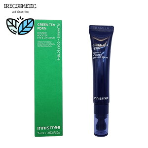 �_�C�j�X�t���[�^�O���[���e�B�[PDRN�o�E���X�u�[�X�^�[ �A�C�����b�v�Z���� 15mL/�؍��R�X��/�X�L���P�A/�ڌ��P�A/���b�v�P�A/innisfree/GREEN TEA PDRN BOUNCE BOOSTER EYE & LIP SERUM