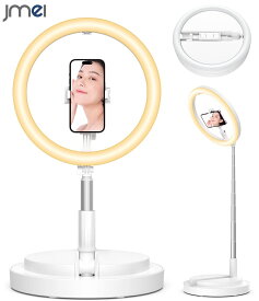 女優ライト 取り付け 撮影 照明 スタジオ リングライト LEDビデオライト 化粧 Zoom 美顔ライト カメラ撮影 10段階調光 卓上スタンド USB給電式 テレワーク web会議 Youtubeビデオ TIKTOK 撮影用 撮影用ライト LED 充電式 物撮り ポータブル スマホ 人物 卓上 LEDリング