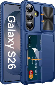 Galaxy S26 �P�[�X �w�� �J�[�h���[ RFID�u���b�L���O �J�����ی�J�o�[ �ČRMIL�K�i �����ی� 3-5�� �J�[�h���� �ϏՌ� Galaxy S26 Ultra �P�[�X ��� �S�ʕی� �M�����N�V�[ S26 �E���g�� �J�o�[ SC-53G 