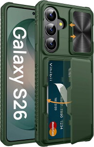 Galaxy S26 �P�[�X �w�� �J�[�h���[ RFID�u���b�L���O �J�����ی�J�o�[ �ČRMIL�K�i �����ی� 3-5�� �J�[�h���� �ϏՌ� Galaxy S26 Ultra �P�[�X ��� �S�ʕی� �M�����N�V�[ S26 �E���g�� �J�o�[ SC-53G 