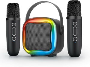 �J���I�P�Z�b�g �ƒ�p �X�s�[�J�[ Bluetooth5.3 �J���I�P�}�C�N �}�C�N2�{ �����}�C�N ���C�����X PA�Z�b�g �X�s�[�J�[ �e�q ���t�@�\ RGB LED���C�g �G�R�[�@�\ �{�C�X�J�b�g ������ �剹�� ���^ 