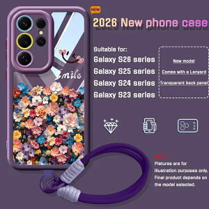 Galaxy S26 �P�[�X �V�����_�[ �X�g���b�v�t�� 3D���̈�� Galaxy S26 Ultra �P�[�X Galaxy S26+ �J�o�[ �ԕ� ������� ���� �X�}�z�V�����_�[ �ϏՌ� SC-51G SC-53G SC-52G �M�����N�V�[S26 �E���g�� �P�[�X 