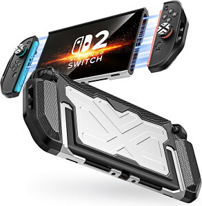 �Ή��ی�J�o�[ Nintendo Switch 2 �h�b�N�Ή� Joy-Con���E�� ���̎��݌v �X�^���h�Ή� �Ռ��z�� ���h�~ �l�ԍH�w�f�U�C�� �V���R���O���b�v PC�n�[�h�f�� �X�e�B�b�N�J�o�[�t�� 7.9�C���`�Ή�