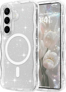 Galaxy S26 �P�[�X �L���L�� ���� MagSafe�Ή� �J�o�[ SC-53G ���킢�� �E�F�[�u�G�b�W ������ ���C�����X�[�d �ϏՌ� ����~�� �}�O�l�b�g���� SC-51G �X�g���b�v�z�[���t�� �M�����N�V�[ S26 Ultra �X