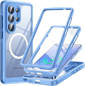 GalaxyS26 / S26Ultra SC-51G SC-53G ���ʕی� �����x�^�b�` �h�o �`�����h�~ MagSafe�Ή� �ČRMIL�K�i �S�ʕی� 9H�����K���X �ϏՌ� �ی�t�B�����t �ϋv�� �y�� ���菝�h�~ �}�O�l�b�g���� ���C�����X�[