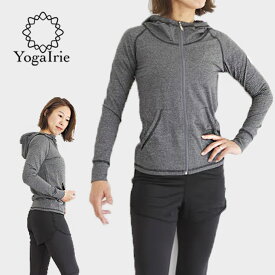 40％OFF【在庫限定:2750→1650円】YogaIrie アイリー スポーツ パーカー レディース ウェア スポーツウェア パーカー ジム用 トレーニング ジム トップス フィットネスウェア おしゃれ かわいい 体系カバー ピラティス 水着 体系カバー UVカット ラッシュガード