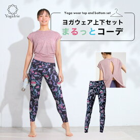 期間限定50%OFF 秋 ヨガウェア セットアップ アイリー ヨガウェア上下セット 体型カバー フィットネスウェア 人気 ヨガ レギンス 柄 トップス おしゃれ ヨガパンツ レディース ホットヨガ トレーニングウェア 筋トレ くすみカラー スポーツブラ かわいい ピラティス