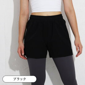 【期間限定40％OFF!4950→2970円】YogaIrie アイリー ランニング ショートパンツ 腰 チャック付き 短パン レギンスに重ねて体型カバー ユニセックス 涼感スポーツ ハーフパンツ 吸汗速乾 短パン メンズ レディース ヨガ ランニング S〜XL