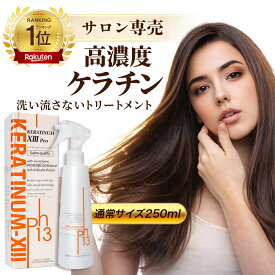 高濃度ケラチン配合 洗い流さないトリートメント【ケラチナムサーティーンプロ 250ml】ケラチン補給スプレー 高濃度ケラチン補給ミスト 髪 うるおい ツヤを与える ダメージケア 公式 艶髪 美髪 美容室専売