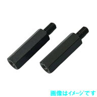 TOPLINE TP-69010 六角延長カラー ステンレス マットブラック 10mm 2本入