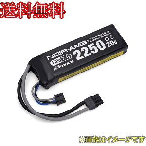 GFORCE GFG911 Noir AM3 LiPo 7.4V 2250mAh �~�jS�݊��T�C�Y ������R�l�N�^�d�l
