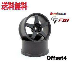 RC-ART ART5004FB SSR GT GTF01 �I�t�Z�b�g4�@FLAT BLACK(2pcs)