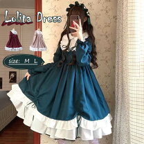 楽天市場】ロリータ ワンピース（カラーグリーン）（ワンピース  