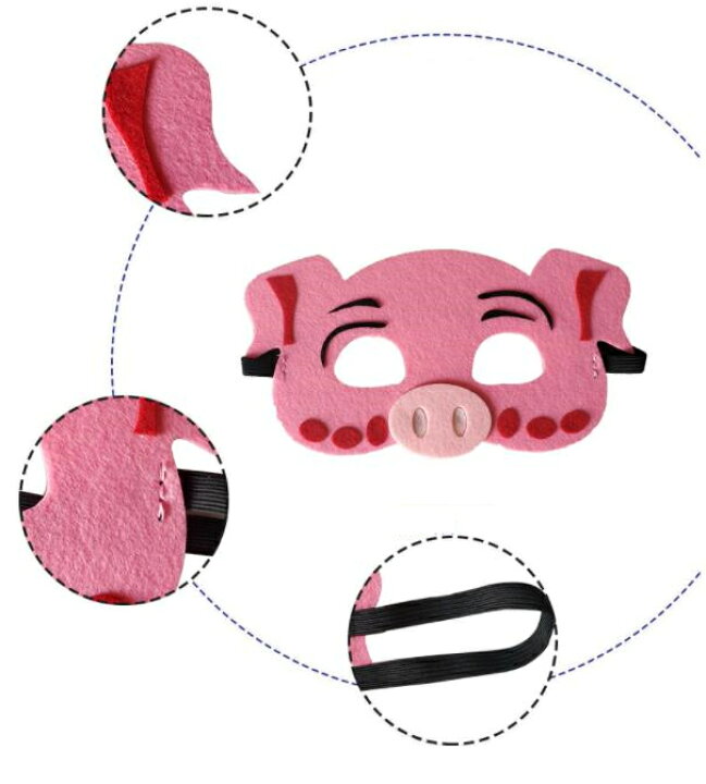 マスク 光る ハロウィン 仮装 お面 文化祭 LED 電池式 ピンク ホラー