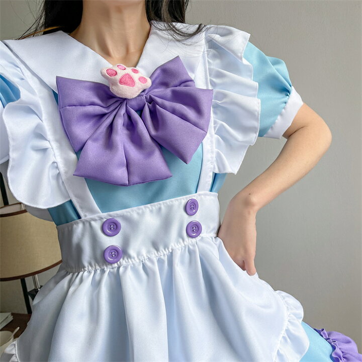 楽天市場】メイド服 ロリィタ ロリータ ワンピース コスチューム 飾り 