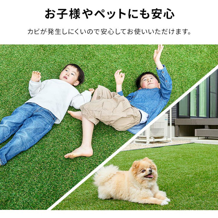 楽天市場】【国産】人工芝 1m×5m アイリスオーヤマ ロール 芝丈約30mm 