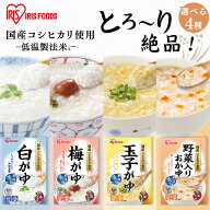 [300円OFFクーポン/食いしんぼう祭]【10個セット】おかゆ 250g 白がゆ 玉子がゆ 梅がゆ 野菜入りおかゆ …