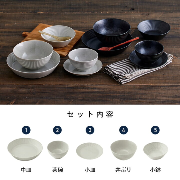 楽天市場】食器 5点セット MNW-5S アイリスオーヤマ 美濃焼 磁器 皿 