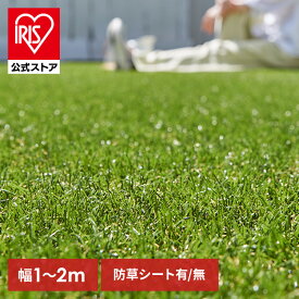 [エントリーで最大P10倍/スタンプラリー]【公式】人工芝 2m 1m アイリスオーヤマ 2m×10m 1m×10m ロール ベランダ リアル 送料無料 生 芝生 芝マット U字釘24本付 マット 芝生マット アイリスソーコー【TD】【代引不可】