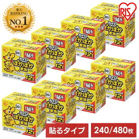 【240枚/480枚入選べる】カイロ 貼る アイリスオーヤマ ぽかぽか家族レギュラー 貼る 寒さ対策 あったか グッズ 冷え 使い捨てカイロ あったか 防寒 持ち運び 寒さ対策 冷え 通勤 通学 キャンプ PKN-30HR