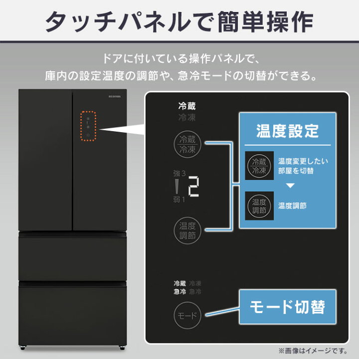 楽天市場】【公式】冷蔵庫 大型 大型冷蔵庫 観音開き 大容量 冷凍庫 