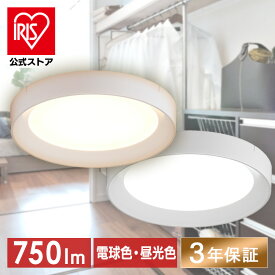 シーリングライト 天井照明 照明 節電 省エネ led シーリング ライト 丸型 円形 小型 玄関 廊下 トイレ クローゼット 洗面所 屋内 導光板 北欧 おしゃれ 小型シーリングライト 導光板フレームタイプ 750lm ホワイト 電球色 昼光色 SCL75【iris_dl】【iris_dl02】