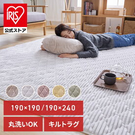＼最大12％OFF／ラグ 洗える 厚手 おしゃれ オールシーズン ラグマット 北欧 おしゃれ 保温 抗菌 防臭 床暖房 フランネルラグ（針抜き）190×190 190×240[SS]