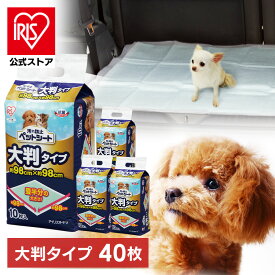 【4袋セット】汚れ防止ペットシート 10枚 P-YES-10Lアイリスオーヤマ ペットシーツ 犬 犬用 ペット用品 大判 多頭飼　介護　トイレシート シーツ【iris_dl06】