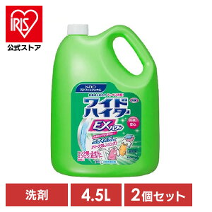 漂白剤 洗濯 ワイドハイター 業務用 ワイドハイターEX パワー 4.5L 衣料用漂白剤 2本入 花王 酵素系 洗濯用品 詰め替え 液体タイプ【日用品CP】【iris_dl03】